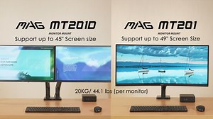2.8K views · 22 reactions | Need an office makeover? Check out our Pro MT81D Monitor Mount! It offers plenty of versatility and highly adjustable to fit any office environment!  Check out our monitor mounts here!  https://msi.gm/S674458D | MSI Gaming | Facebook