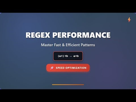 🚀 Regex Performance Secrets: Stop Catastrophic Backtracking!