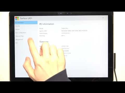 Wie aktiviere ich das Booten von USB-Geräten auf dem MICROSOFT Surface Pro 5?
