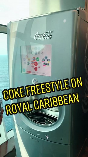 Tracy Colcord (@officiallytracytime) - Exploring the Coca Cola Freestyle Machine on Royal Caribbean Cruise