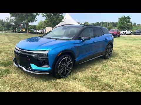 Blue Chevy Blazer SS EV- 1st production model look