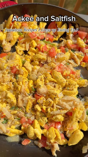 Jamaican Ackee and Saltfish Recipe https://www.myforkinglife.com/ackee-and-saltfish/ | My Forking Life with Tanya Harris