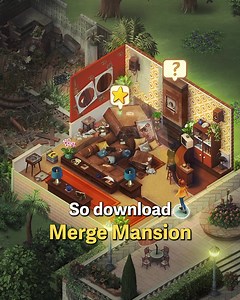 Merge Mansion on Reels