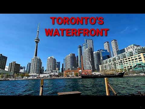 Exploring & Eating Along Toronto's Waterfront!! Harbourfront Tour Toronto, Canada! Best Restaurants!