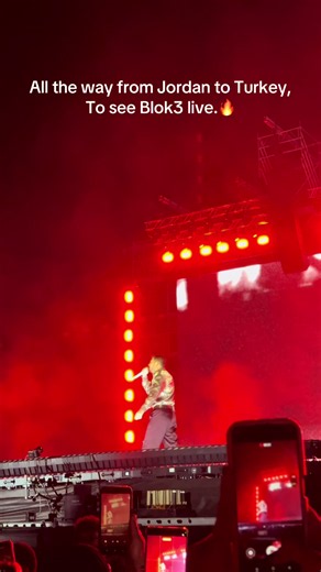 Fan Travels from Jordan to Turkey to See Blok3 Live in Ankara! 🔥