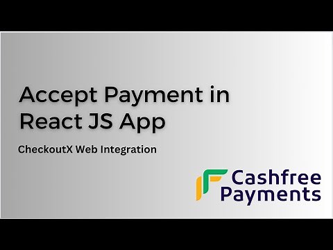 React JS Checkout Integration - Redirect/Popup