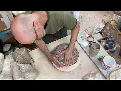 Kohiki slip slab bowl