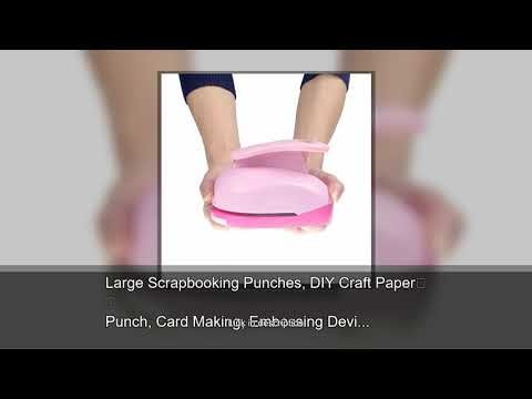 Large Scrapbooking Punches, DIY Craft Paper Punch, Card Making, Embossing Device, Puncher Stati