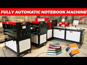 Fully Automatic 4IN1 Notebook Making Machine, Notebook making machine price in India M- 08360540277