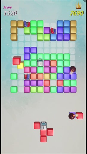 Clear all jelly blocks in Peak Jelly Blast #puzzlegame