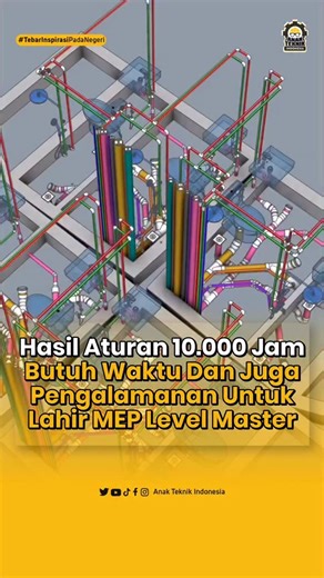 MEP (Mechanical, Electrical, Plumbing) merupakan sistem vital dalam konstruksi yang memastikan bangunan dapat berfungsi dengan aman, nyaman, dan efisien. Sistem ini mencakup HVAC dan ventilasi (mechanical), distribusi listrik dan sistem kontrol (electrical), serta jaringan air bersih, air kotor, dan proteksi kebakaran (plumbing dan fire protection). Dalam proyek modern, perencanaan dan koordinasi MEP banyak dilakukan dengan aplikasi berbasis BIM, seperti contohnya Autodesk Revit untuk memodelkan