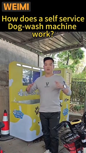 Micron Smart Vending on Instagram: "How a Self-Service Dog-Wash Machine Works: A Convenient Grooming Solution Grooming your dog doesn’t have to be a messy, time-consuming task. With a self-service dog-wash machine, pet owners can easily wash and dry their furry friends in a clean, efficient, and stress-free environment. Here’s how this innovative system works: 1. Smart System with Cloud-Based Management The machine runs on an Android-based app and operates via an Amazon cloud server, ensuring a 