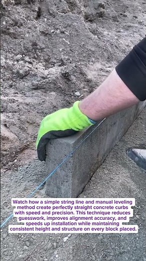 SHOCKING Fast Curb Installation Trick You Must See! (Perfect Alignment Every Time)