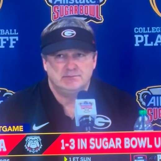 UGA Football Live on Instagram: "#Georgia head coach Kirby Smart after #UGA’s 39-34 loss to Ole Miss in the Sugar Bowl: “I’m sick that we lost.”"