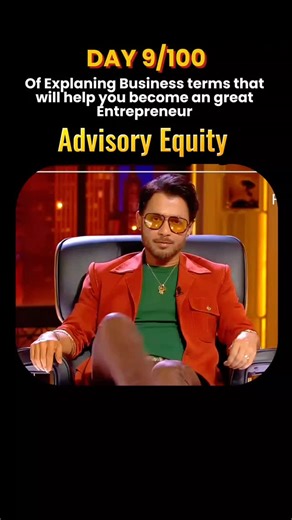 Business School on Instagram: "What if someone helps you grow your startup… and gets equity instead of cash? That’s Advisory Equity — knowledge for ownership 🧠➡️📊 @business__school__"