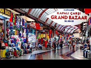 SHOPPING AT GRAND BAZAAR MARMARIS TURKEY