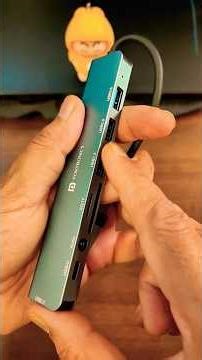 Portronics Mport 8 plus 8 in 1 USB-C hub unboxing | Portronics 8 in 1 docking station #portronics