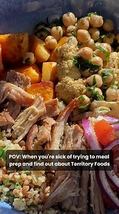 When you’re done battling meal prep and discover Territory... game changed. | Territory