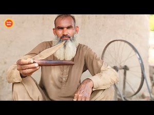 Talented Blacksmith making a Folding knife From an old Bearing | Blacksmithing Projects
