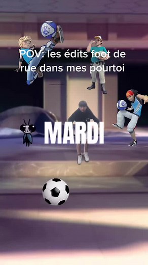 Street Football Edits Animated and Real-Life Scenes