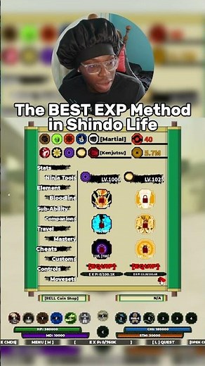 This EXP Method in Shindo Life is BROKEN #shindolife