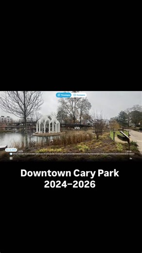 Downtown Cary Park is home to Cary’s first Chronolog, a citizen-science photo station designed to help document seasonal changes in nature while engaging park visitors in hands-on environmental observation. 🌾📸 Installed along the walkway between the Park’s lower pond and The Walker building, the Chronolog invites visitors to take part in a simple but powerful project: creating a crowd-sourced time-lapse that captures how the Park’s landscape, plants, and wildlife change over time. Learn more b