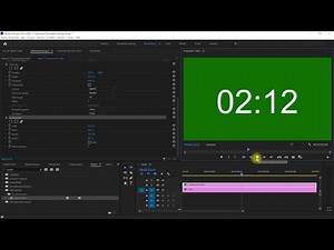 Countdown / Timer erstellen – Premiere-Pro-Tutorial