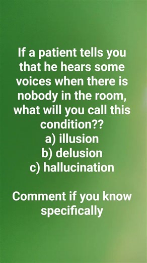 illusion vs delusion vs hallucination, easy tricks to remember #nursingstudents #norcet