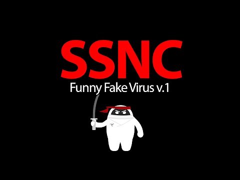 Tutorial: Funny Fake Virus Prank (How to) v.1 - SSNC