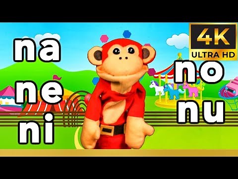 Silabas Na Ne Ni No Nu en 4K El Mono Sílabo #monosilabo #aprenderaleer #lunacreciente