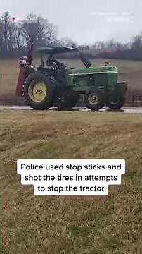 Man leads #police chase with stolen #tractor