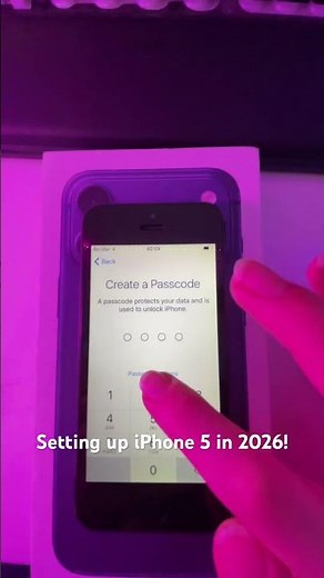 Setting up iPhone 5 in 2026!