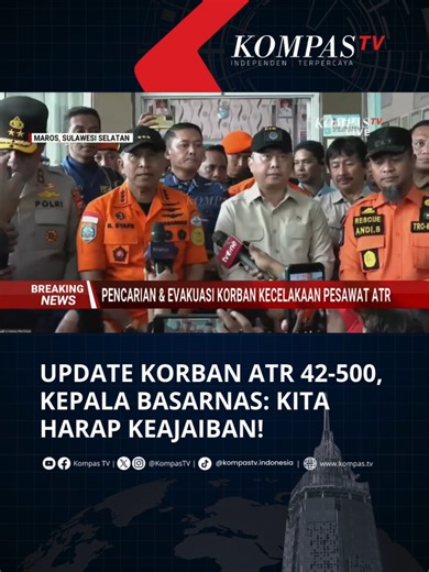 Update Pencarian Korban Pesawat ATR 42-500 di Gunung Bulusaraung