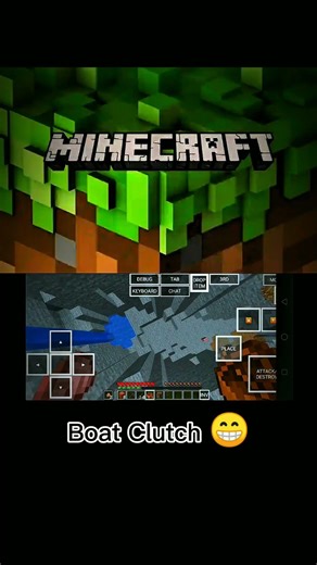 Minecraft Java boat Clutch using android #amnewbutnottheleast #minecraft