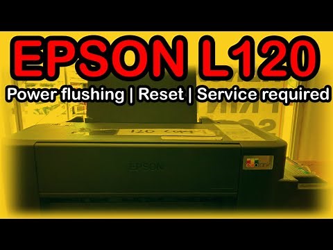 EPSON L120 FLUSHING AND RESET