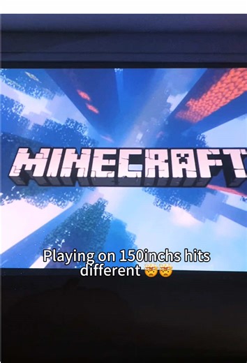 Game ➕ super-large screen, the best gift for your boyfriend😍😍#minecraft #valentinesdaygift #projector #myroom