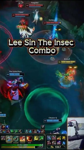 Lee sin and the Insec Combo #leagueoflegends #shorts