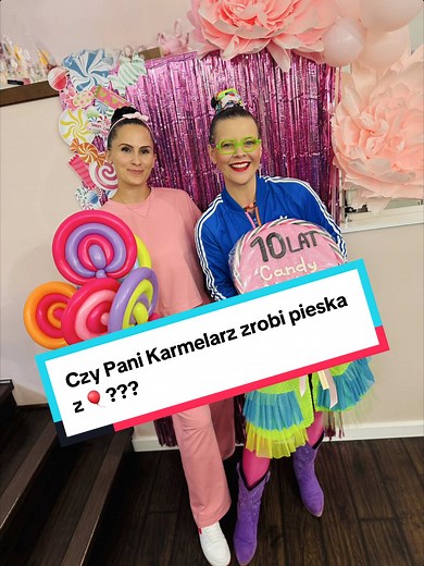 Wyzwanie z balonowego pieska dla Pani Karmelarz