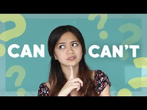 Ini dia PERBEDAAN CAN vs CAN'T dan cara PENGUCAPAN nya!