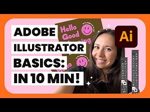 How to use Adobe Illustrator: Illustrator Basics in 10 Minutes!