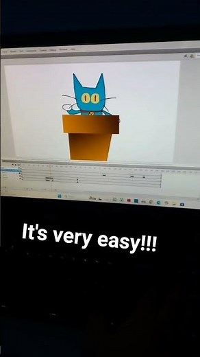 Crooked cat Animation in Adobe flash cs4 ‪@Pandy-78ni‬ #adobeflash flash animation *Created by Ryo*