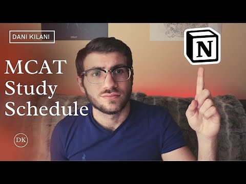 Making a Flexible MCAT Study Schedule Using Notion (My 520+ MCAT Study Plan with a Template!)