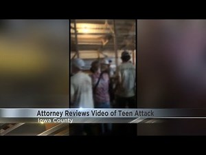 Attorney reviews video of attack on African American boy in Iowa County