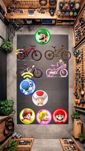 ¿Qué bicicleta elige? Mario vs Luigi