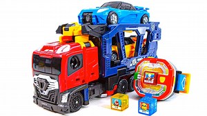 Hello Carbot Pentastorm X GiantLoader Truck Car Vehicle Combine Robot Toys #kids #toys #trucks #cars #robot #games | Animation For Kids