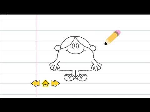 The Mr. Men Show - How to Draw Litttle Miss Chatterbox - DVD Bonus Feature