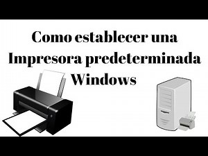 How to set a default printer in Windows