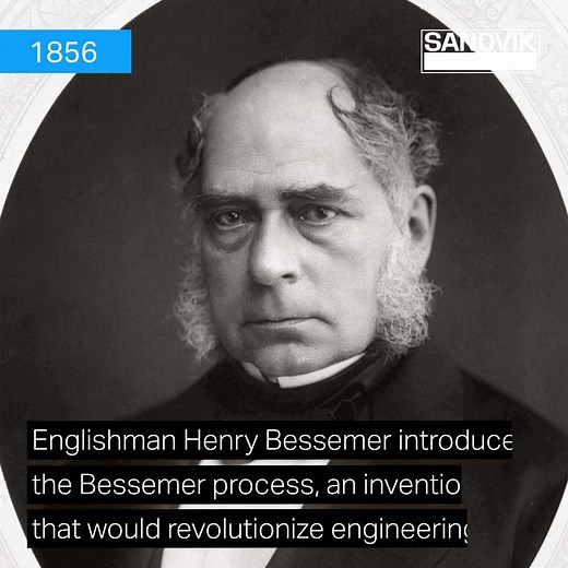 Take part of Sandviks history, 1856–1901. From the Bessemer process, to the Stockholm Stock Exchange. #innovation #engineering | Sandvik