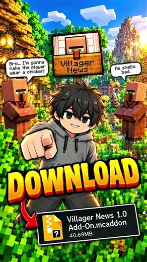 Villager News Addon Free DOWNLOAD LINK MediaFire | Direct Link