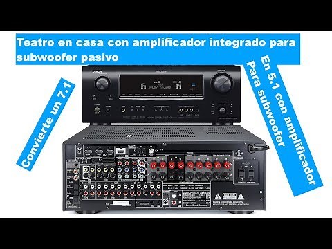 USE a 7.1 sound system to power a passive subwoofer using zone 2 amp